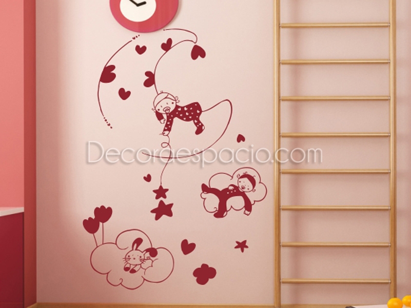 Vinilo durmiendo en las nubes