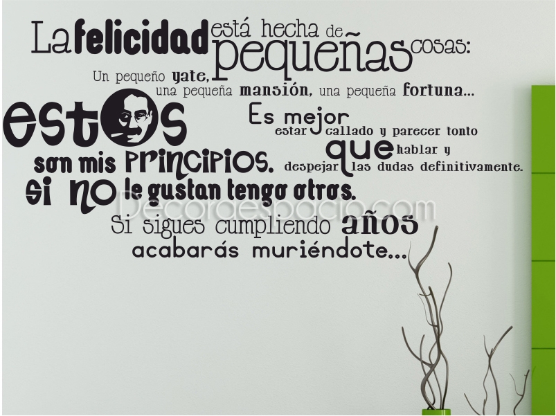 Vinilo la felicidad