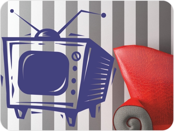 Vinilo tv antigua