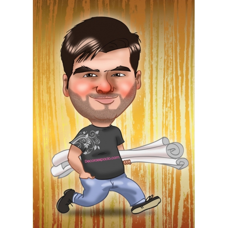 Diseño estilo caricatura
