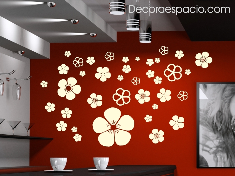 Vinilo florecillas