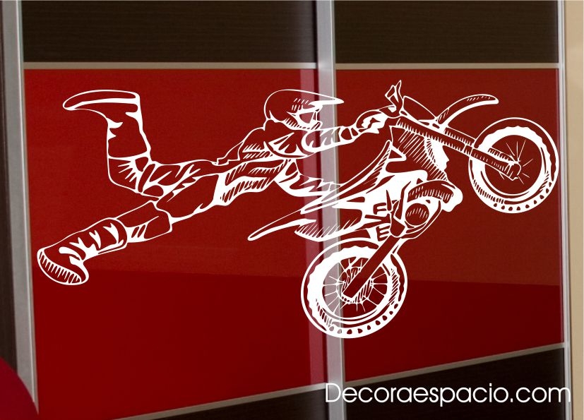 Vinilo motocross