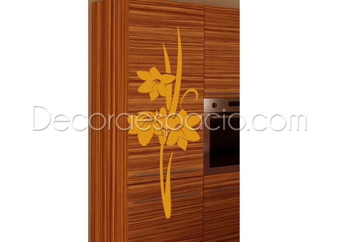 Vinilo floral jazmin