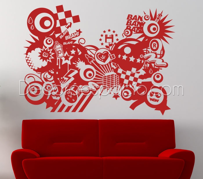 Vinilo graffiti