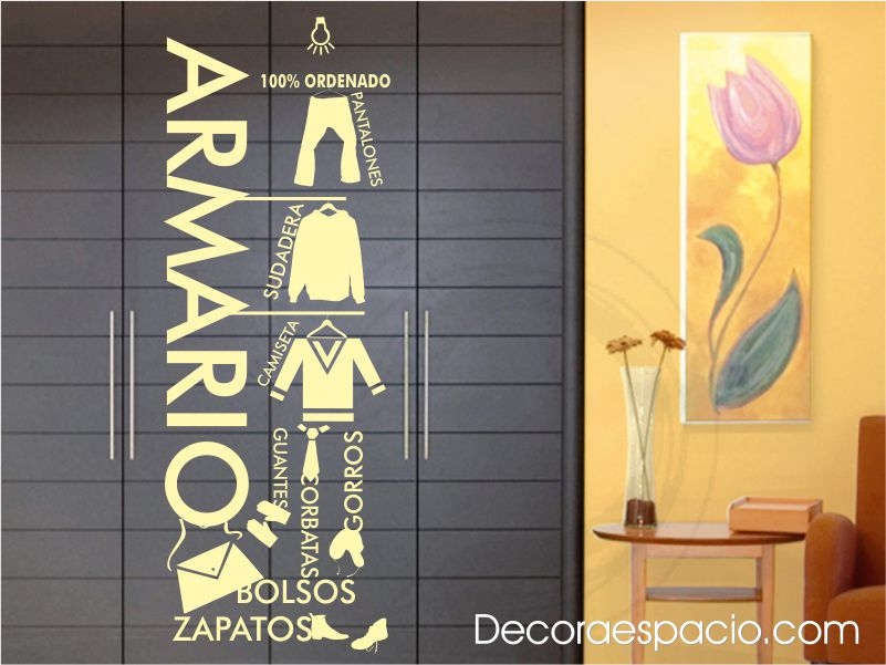 Vinilo armario