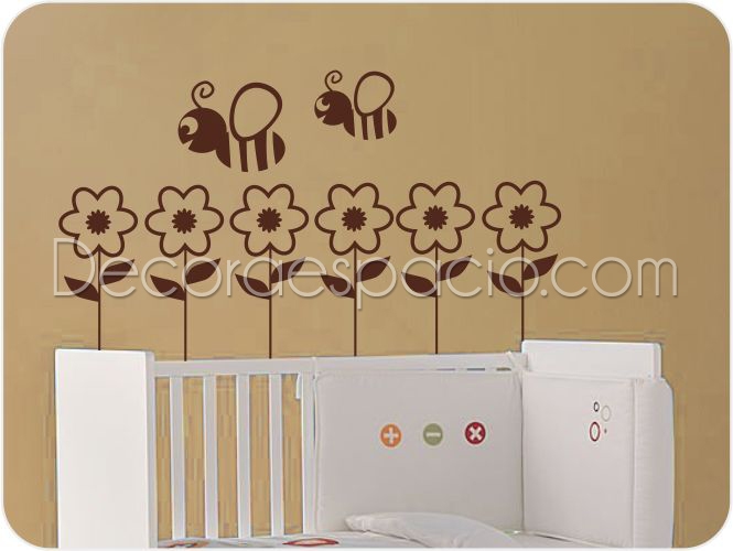 Vinilo infantil abejas