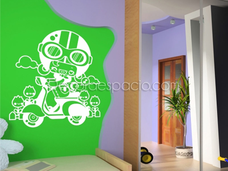 Vinilo motorista